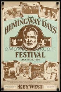 2g377 HEMINGWAY DAYS 4TH FESTIVAL 14x21 special '84 Key West, Florida, great images!