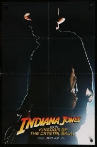 2g385 INDIANA JONES & THE KINGDOM OF THE CRYSTAL SKULL teaser 22x34 special '08 Harrison Ford!