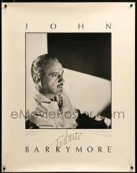 2g047 JOHN BARRYMORE TRIBUTE #297/500 22x28 art print '82 great portrait of the star by Max King!