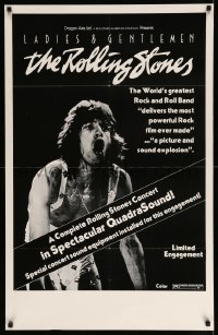 2g390 LADIES & GENTLEMEN THE ROLLING STONES 24x38 special '73 Mick Jagger performing live on stage!