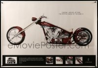 2g118 LINCOLN 27x39 advertising poster '00s Lincoln Mark LT chopper by Orange County Choppers!