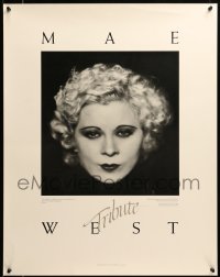 2g397 MAE WEST TRIBUTE 22x28 special '81 great close-up portrait by Max King!