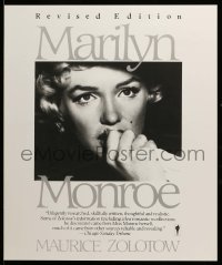 2g399 MARILYN MONROE 20x24 special '90 close-up, advertising book by Maurice Zolotow!