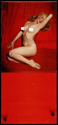 2g398 MARILYN MONROE 11x24 calendar sample '50s undated classic sexy Golden Dreams nude image!
