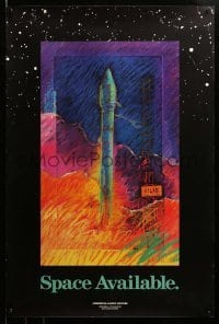 2g434 SPACE AVAILABLE 24x36 special '90s space exploration, General Dynamics, Atlas rocket!