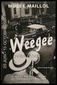 2g100 WEEGEE 16x24 French museum/art exhibition '07 featuring the works of Arthur Weegee Fellig!