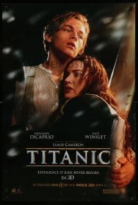 2g962 TITANIC IMAX DS 1sh R12 Leonardo DiCaprio, Kate Winslet, directed by James Cameron!