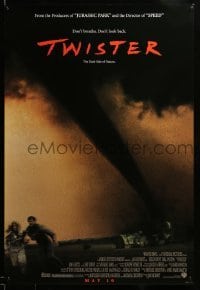 2g975 TWISTER advance DS 1sh '96 by star Bill Paxton, great tornado image!