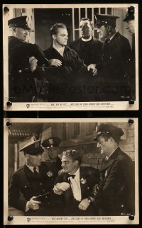 2h846 ANGELS WITH DIRTY FACES 2 8x10 stills R48 Michael Curtiz, James Cagney in and out of prison!