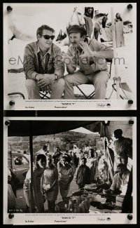 2h925 MAROC 7 2 8x10 stills '67 great candids with director & Phillips, three models out shopping!