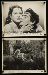 2h954 SAMSON & DELILAH 2 8x10 stills '49 Hedy Lamarr & Victor Mature, Cecil B. DeMille!