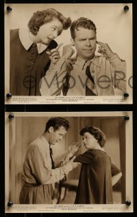 2h725 3 IS A FAMILY 3 8x10 stills '44 great images of Marjorie Reynolds and Arthur Lake!