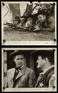 2h331 APACHE WOMAN 12 8x10 stills '56 cowboy Lloyd Bridges in western action, Joan Taylor!