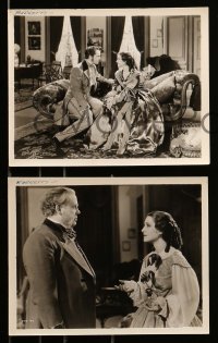 2h541 BARRETTS OF WIMPOLE STREET 6 8x10 stills '34 Charles Laughton, Fredric March & Norma Shearer