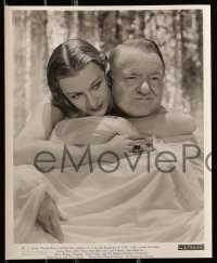 2h855 BIG BROADCAST OF 1938 2 8x10 stills '38 great images of W.C. Fields & glamorous Shirley Ross!
