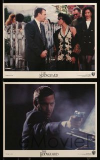 2h049 BODYGUARD 8 8x10 mini LCs '92 great images of Kevin Costner & Whitney Houston!