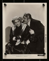 2h599 CHARLEY'S AUNT 5 8x10 stills '41 some with wacky images of Jack Benny in drag as old lady!