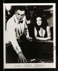 2h429 DIAMONDS ARE FOREVER 8 8x10 stills '71 images of Sean Connery in action as James Bond!