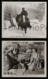2h681 JEREMIAH JOHNSON 4 8x10 stills '72 images of Robert Redford, directed by Sydney Pollack!