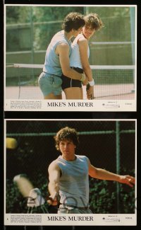 2h098 MIKE'S MURDER 8 8x10 mini LCs '83 great images of Debra Winger, Mark Keyloun!