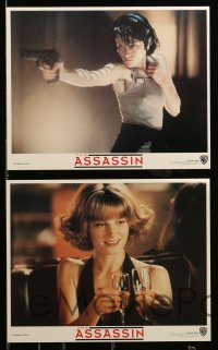 2h111 POINT OF NO RETURN 8 int'l 8x10 mini LCs '93 sexy Bridget Fonda as Assassin, Gabriel Byrne!