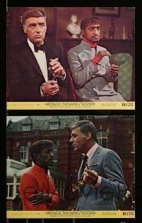 2h119 SALT & PEPPER 8 8x10 mini LCs '68 Sammy Davis Jr., Peter Lawford, directed by Richard Donner!