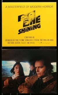 2h123 SHINING 8 8x10 mini LCs '80 King & Kubrick, Jack Nicholson, Shelley Duvall, Crothers!