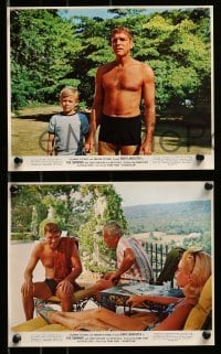 2h222 SWIMMER 3 color 8x10 stills '68 Burt Lancaster, directed by Frank Perry, existential!