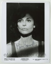 2j0434 ANNE BANCROFT signed 8x10.25 still '77 great super close up from The Turning Point!