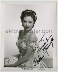 2j0441 BARBARA STANWYCK signed 8x10.25 still '51 great portrait in costume from The Man With a Cloak