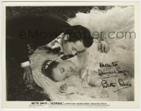 2j0445 BETTE DAVIS signed 8x10.25 still '38 romantic close up with Henry Fonda from Jezebel!