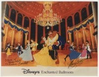 2j1108 DISNEY'S ENCHANTED BALLROOM signed color 7.75x10 REPRO still '90s by BOTH Costa AND Caselotti