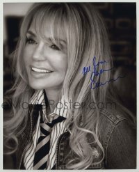 2j1121 DYAN CANNON signed 8x10 REPRO still '90s c/u of the sexy blonde star smiling in denim jacket!