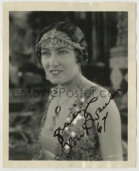 2j0520 GLORIA SWANSON signed 8x10 still '22 c/u in elaborate costume from The Impossible Mrs. Bellew