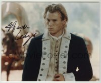 2j1155 HEATH LEDGER signed color 8x10 REPRO still '00s great close up in a scene from The Patriot!