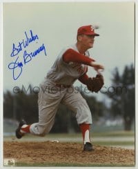 2j1187 JIM BUNNING signed color 8x10 REPRO still '88 the Philadelphia Phillies baseball pitcher!