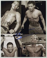 2j1206 JONATHAN LIPNICKI signed 8x10 REPRO still '00s four images of the Jerry Maguire kid all buff!