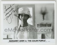 2j0579 MARGARET AVERY signed 8x10 still '85 great close up from The Color Purple!