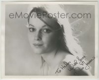 2j1263 MIA FARROW signed 8x10 REPRO still '80s sexy bare-shouldered young c/u from Peyton Place!