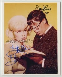 2j1271 NUTTY PROFESSOR signed color 8x10 REPRO still '95 by BOTH Jerry Lewis AND Stella Stevens!