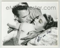 2j1275 PATRICIA NEAL signed 8x10 REPRO still '80s great c/u with Gary Cooper in The Fountainhead!