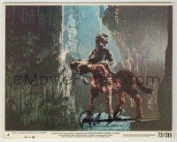 2j0606 RAY HARRYHAUSEN signed color 8x10 still #2 '73 cool FX scene from Golden Voyage of Sinbad!