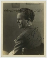 2j0612 REGIS TOOMEY signed deluxe 8x10 still '30s great smiling close up with his back turned!