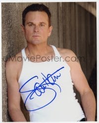 2j1321 SAM HARRIS signed color 8x10 REPRO still'90s 1st winner of Star Search grand prize in A-shirt