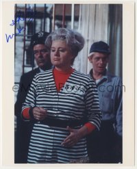 2j1328 SHELLEY WINTERS signed color 8x10 REPRO still '80s in scene from Ma Parker episode of Batman!