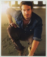 2j1319 RYAN CARNES signed color 8x10 REPRO still '00s great portrait of the General Hospital TV star