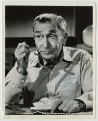 2j0658 WILLIAM DEMAREST signed TV 8x10 still '60s when he played Uncle Charlie in TV's My Three Sons