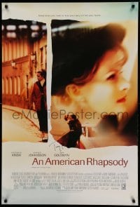 2j0664 AMERICAN RHAPSODY signed 1sh '01 by Tony Goldwyn, about Hungarian immigrants in the U.S.!