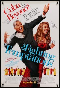2j0674 FIGHTING TEMPTATIONS signed advance 1sh '03 by BOTH Cuba Gooding Jr. AND Beyonce Knowles!