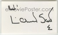 2j0777 LIZABETH SCOTT signed 3x5 index card '90s can be framed & displayed with a repro still!